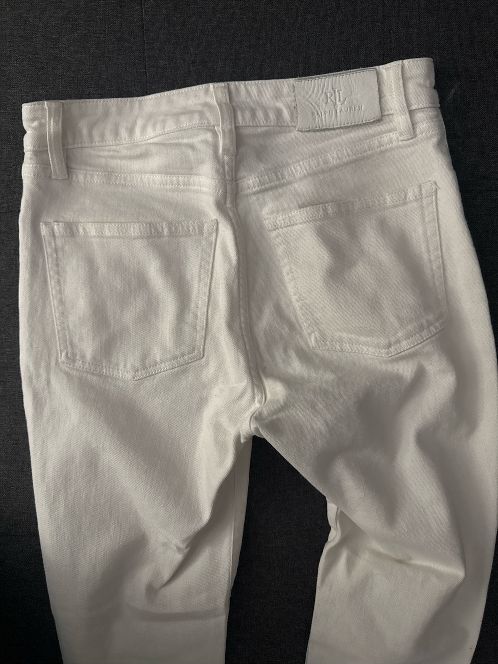Ralph Lauren Men’s White Slim Straight Jeans